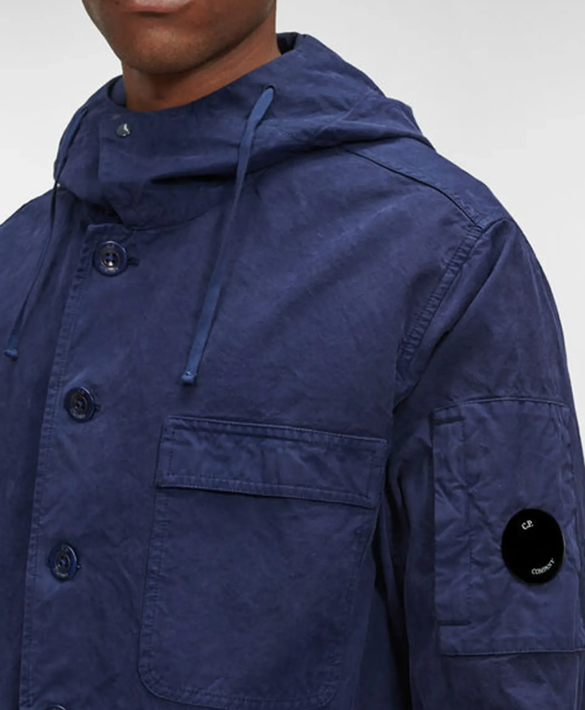 Vest B Hooded Jacket Donker Blauw^Cp Company Best