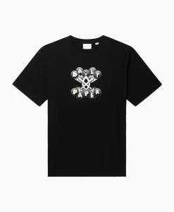 T-Shirt Korte Mouw Omar Zwart^Daily Paper Discount