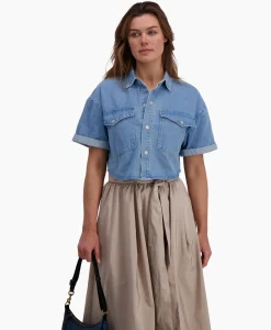 D'Arc Blouse Bovino Blauw^D'arc Hot