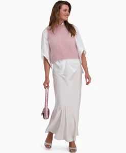 D'Arc Midi Rok Padova Beige^D'arc Discount