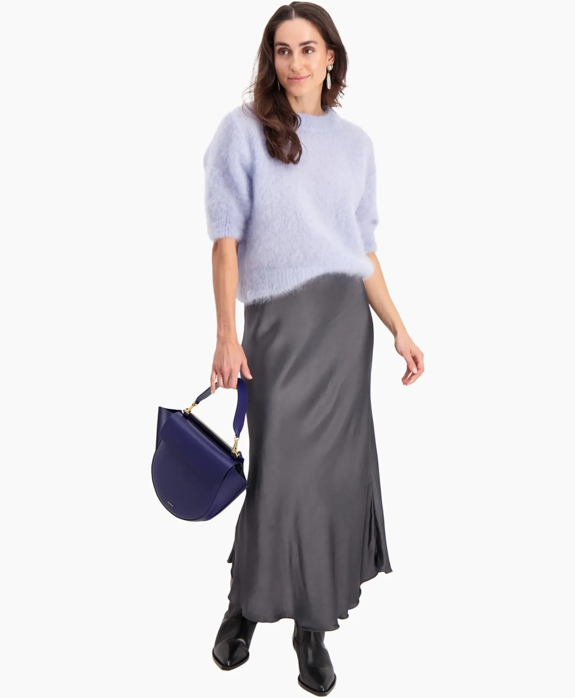 D'Arc Rok Midi Grijs^D'arc