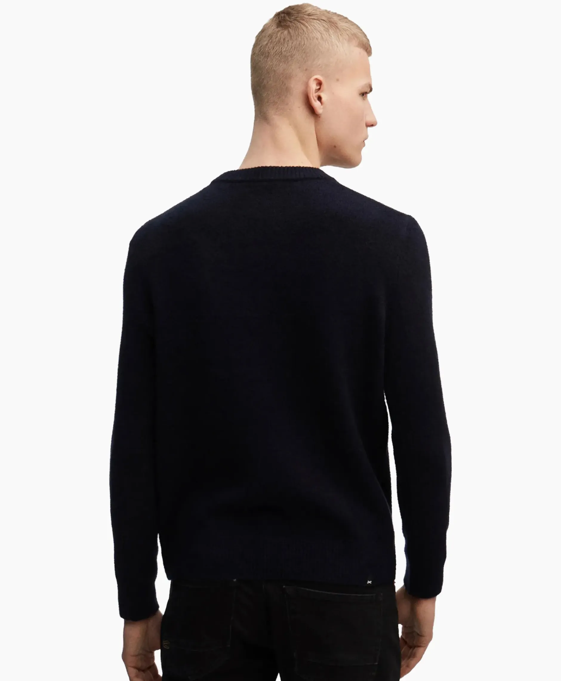 Pullover Knit Crew Cch Zwart^Denham Online