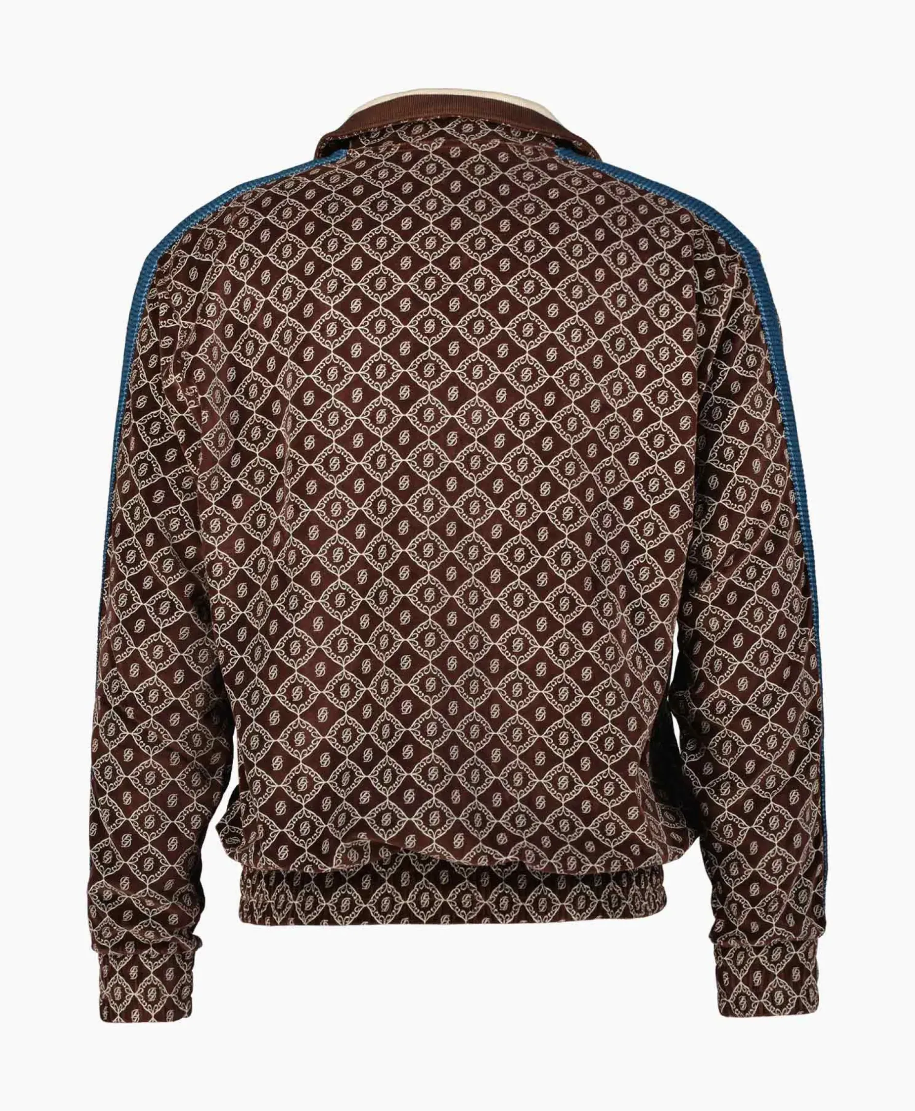 Jack La Veste Survet' Velours Monogramme Bruin^Drole De Monsieur Hot