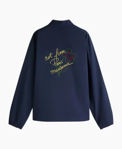 Jack La Veste Slogan Esquisse Donker Blauw^Drole De Monsieur Clearance