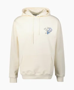 Le Hoodie Slogan Esquisse Ecru^Drole De Monsieur Clearance
