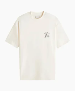 Le T-Shirt Sloga Cursive Off White^Drole De Monsieur Clearance
