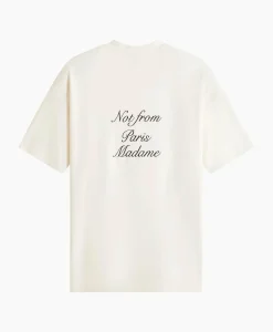 Le T-Shirt Sloga Cursive Off White^Drole De Monsieur Clearance