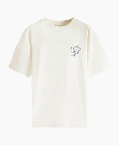 Le T-Shirt Slogan Esquisse Ecru^Drole De Monsieur Best