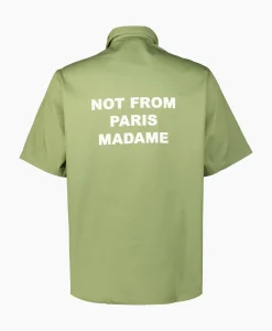 Overhemd La Chemise Slogan Khaki^Drole De Monsieur Best
