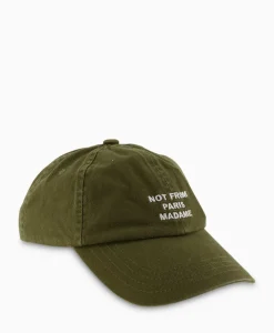 Pet La Casquette Slogan Khaki^Drole De Monsieur Clearance