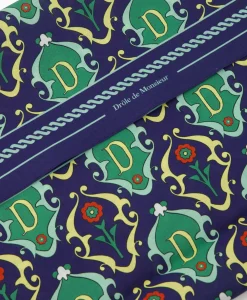 Sjaal La Foulard Ornements Donker Blauw^Drole De Monsieur Best