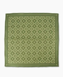 Sjaal La Foulard Monogramme Khaki^Drole De Monsieur Outlet