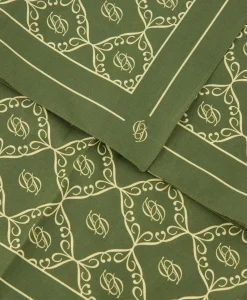 Sjaal La Foulard Monogramme Khaki^Drole De Monsieur Outlet