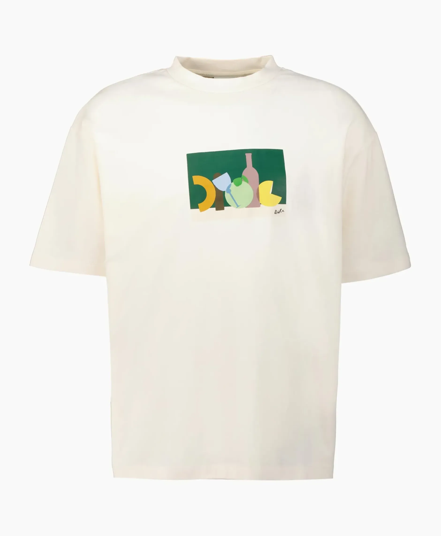 T-Shirt Korte Mouw Nature Drole Off White^Drole De Monsieur Sale