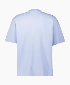 T-Shirt Korte Mouw Slogan Licht Blauw^Drole De Monsieur
