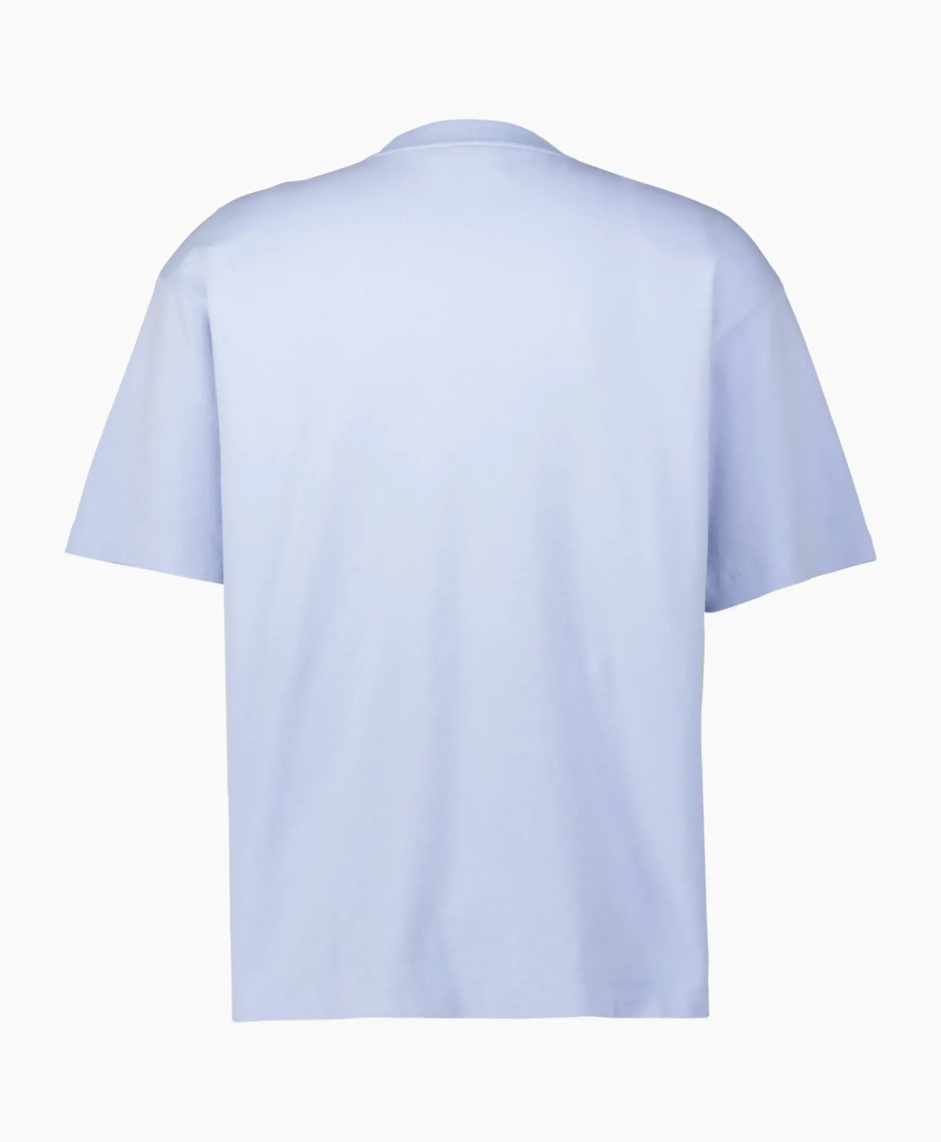 T-Shirt Korte Mouw Slogan Licht Blauw^Drole De Monsieur
