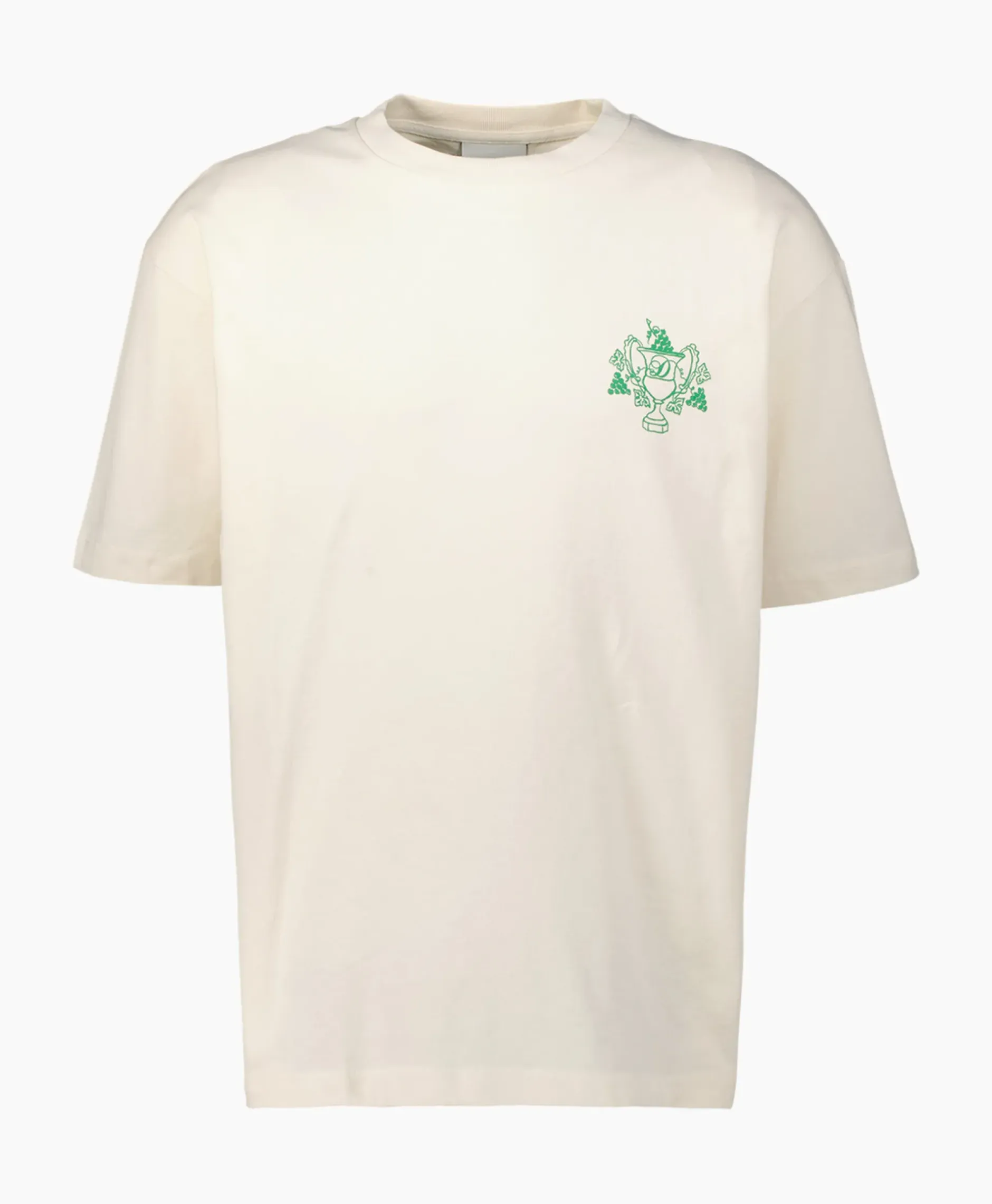 T-Shirt Korte Mouw Blason Off White^Drole De Monsieur New