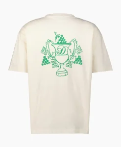 T-Shirt Korte Mouw Blason Off White^Drole De Monsieur New