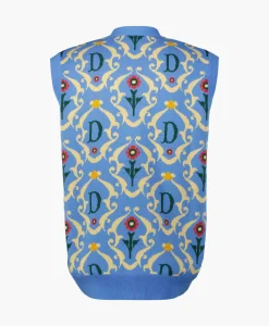 Vest La Sans Manches Ornements Blauw^Drole De Monsieur Hot