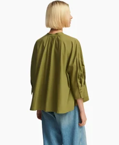 Blouse February Olijf^Essentiel Antwerp Discount