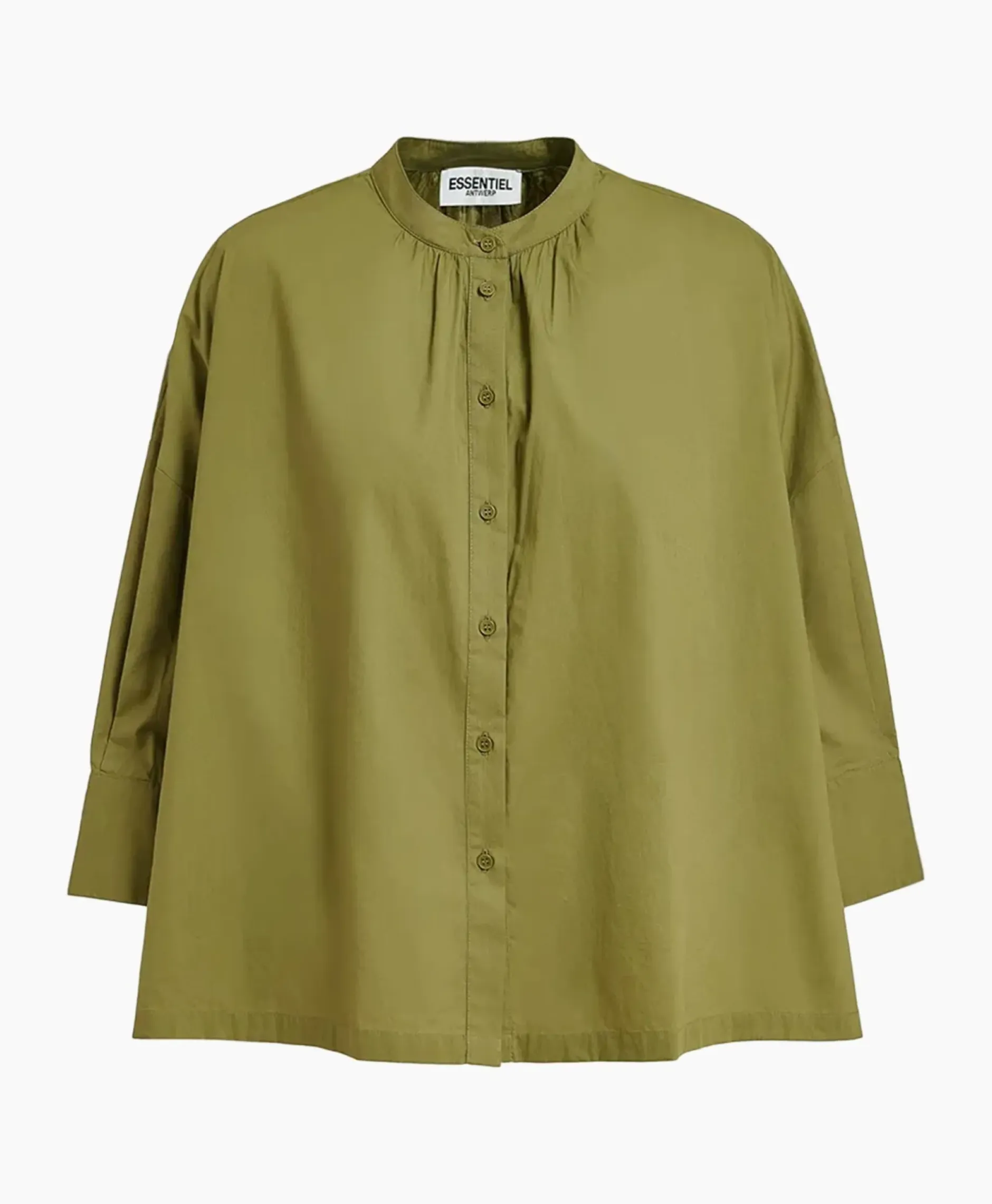 Blouse February Olijf^Essentiel Antwerp Discount