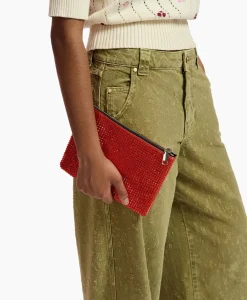Clutch Folilo Rood^Essentiel Antwerp Online