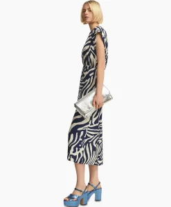 Midi Jurk Fayola Blauw^Essentiel Antwerp Hot