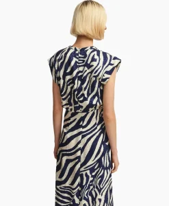 Midi Jurk Fayola Blauw^Essentiel Antwerp Hot