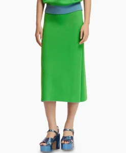 Midi Rok Folder Blauw^Essentiel Antwerp New