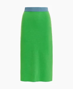 Midi Rok Folder Blauw^Essentiel Antwerp New