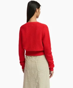 Vest Farah Midden Rood^Essentiel Antwerp Best
