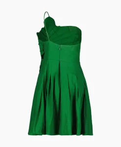 Mini Jurk Green One Shoulder Lea Groen^Farm Rio New