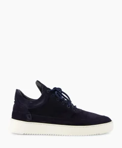 Sneaker Low Top Suede Navy Donker Blauw^Filling Pieces Outlet