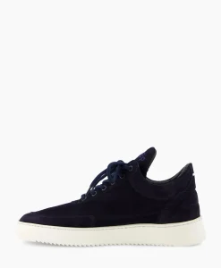 Sneaker Low Top Suede Navy Donker Blauw^Filling Pieces Outlet