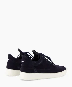 Sneaker Low Top Suede Navy Donker Blauw^Filling Pieces Outlet