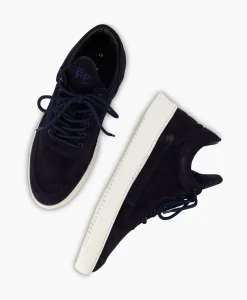 Sneaker Low Top Suede Navy Donker Blauw^Filling Pieces Outlet
