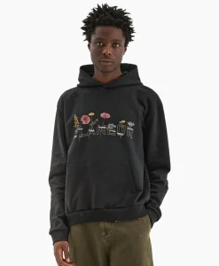 Flaneur Hoodie Botanical Zwart^Flâneur Sale