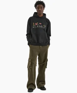 Flaneur Hoodie Botanical Zwart^Flâneur Sale