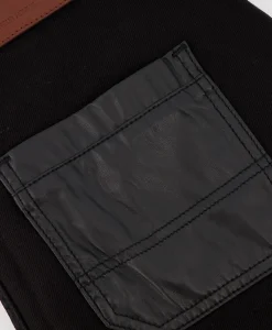 Flaneur Jeans Carpenter Straight With Leather Patches Zwart^Flâneur Best