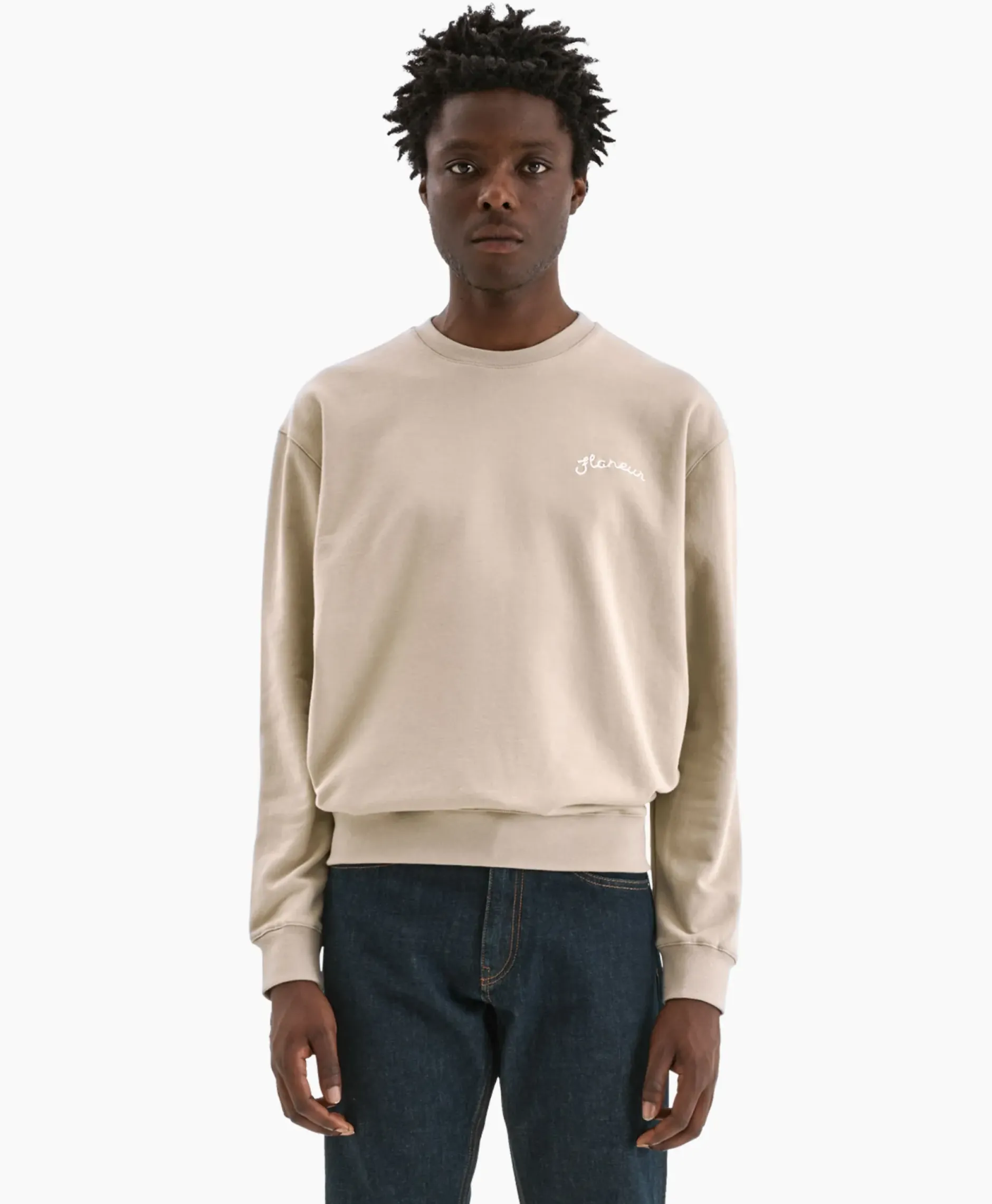 Flaneur Sweater Signature Beige^Flâneur Online