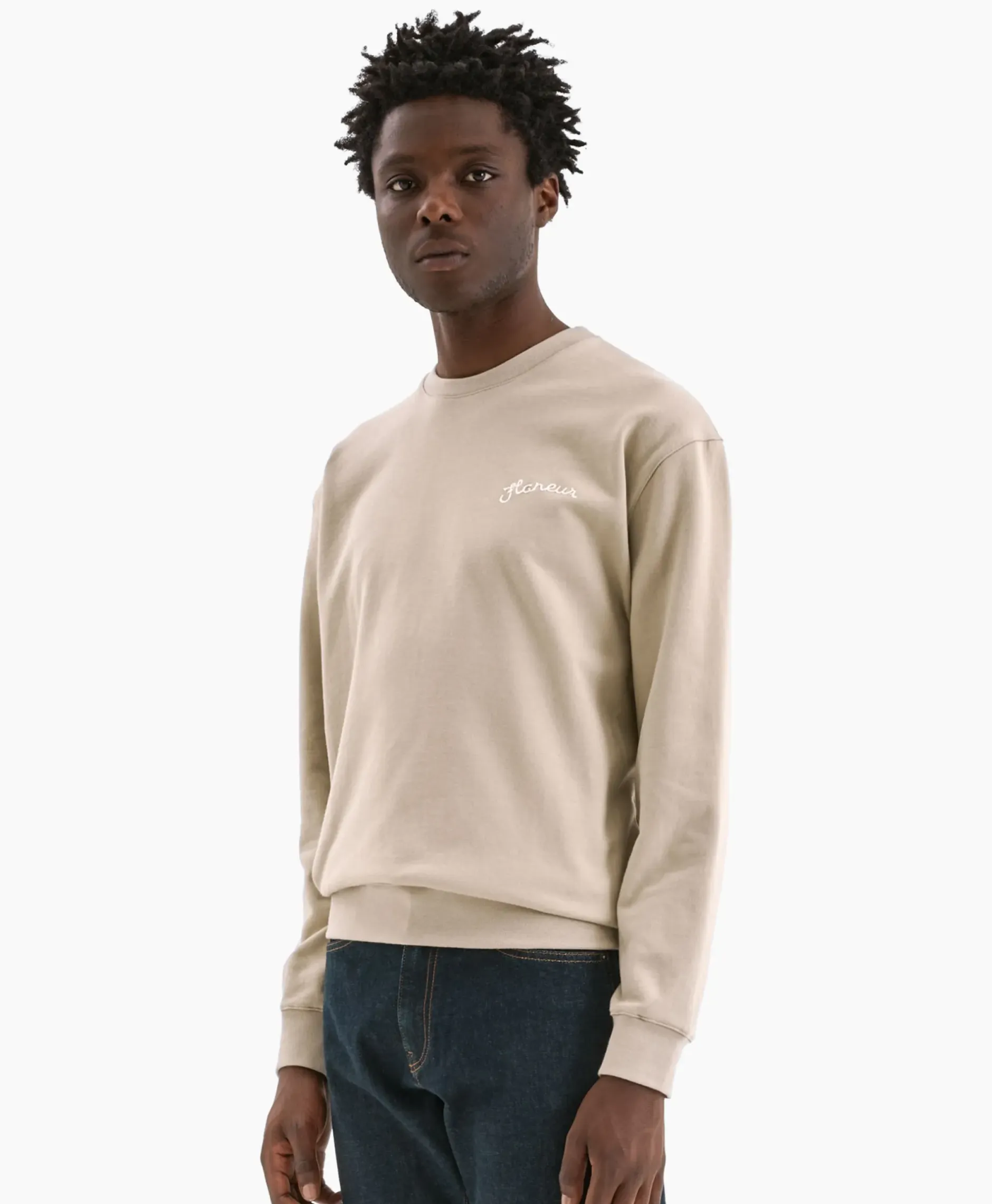 Flaneur Sweater Signature Beige^Flâneur Online