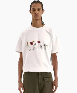 Flaneur T-Shirt Korte Mouw Botanical Wit^Flâneur Clearance