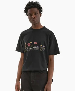 Flaneur T-Shirt Korte Mouw Botanical Zwart^Flâneur Online