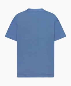 Flaneur T-Shirt Korte Mouw Floral Watercolor Blauw^Flâneur Sale