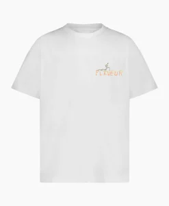 Flaneur T-Shirt Korte Mouw Passage Of Time Wit^Flâneur Sale