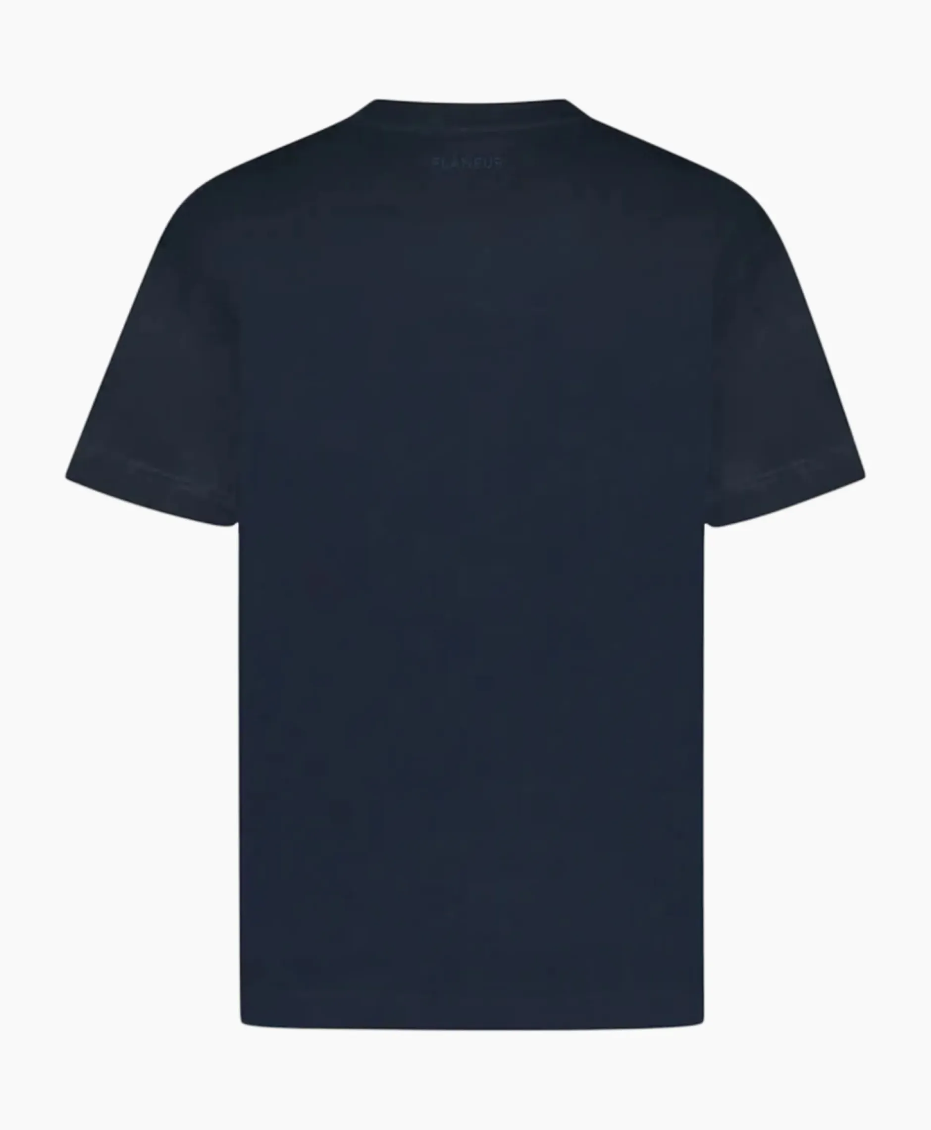 Flaneur T-Shirt Korte Mouw Signature Donker Blauw^Flâneur Outlet
