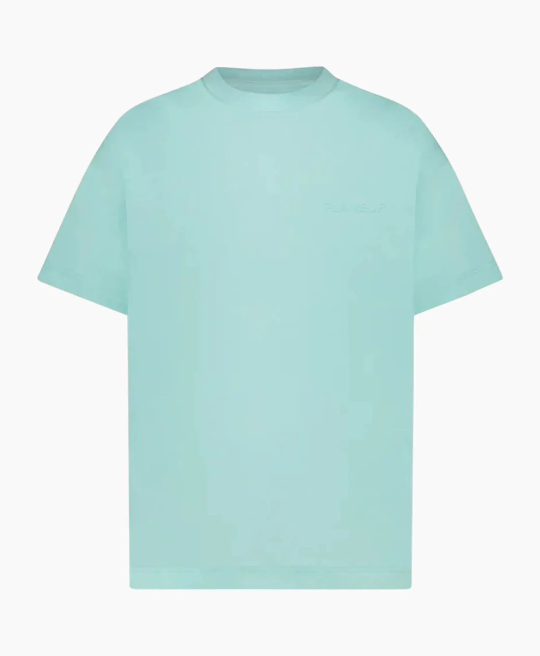 Flaneur T-Shirt Korte Mouw Tonal Logo Blauw^Flâneur Sale