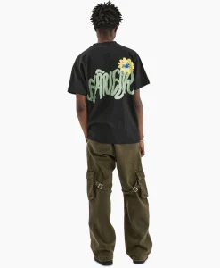 Flaneur T-Shirt Korte Mouw Tortuous Zwart^Flâneur New