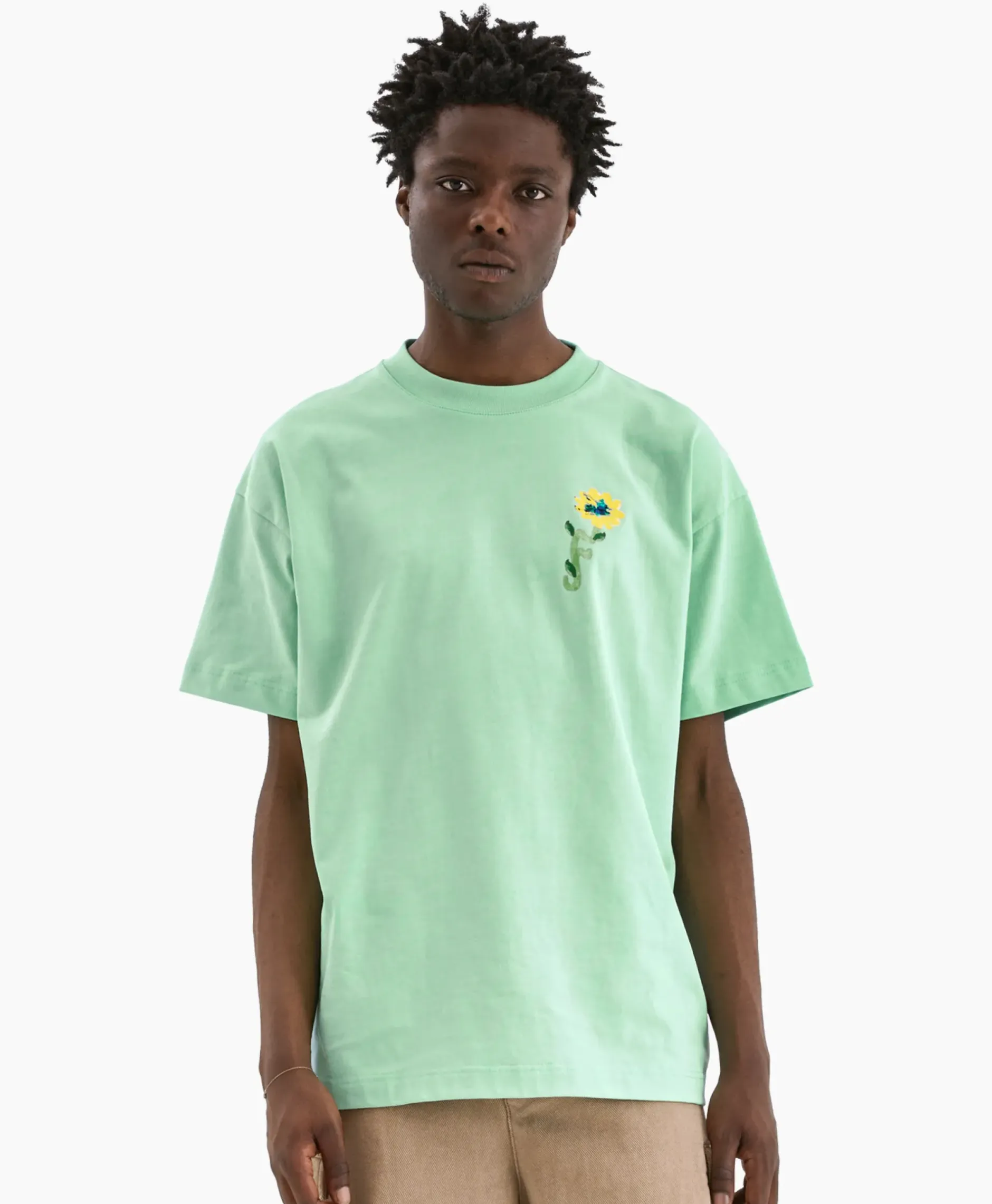 Flaneur T-Shirt Korte Mouw Tortuous Blauw^Flâneur Best