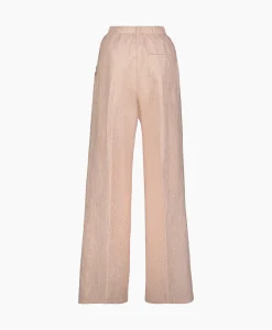 Pantalon Linen Lurex Micro Herringbone Wide Leg Rose^Forte_forte Clearance